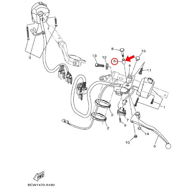 YAMAHA 純正 R15M/R15 V4/MT-15 V2/MT-15/YZF-R15 V3.0 レバーカラー