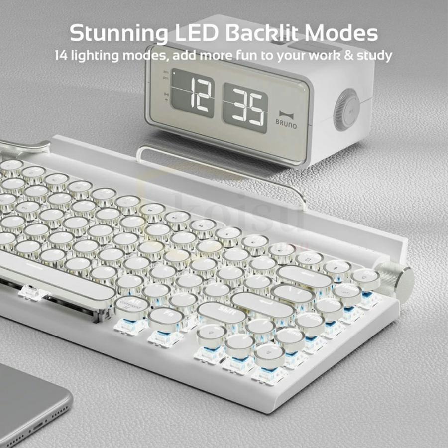 キーボードbluetooth 無線 ワイヤレス タイプライター キーボード pc