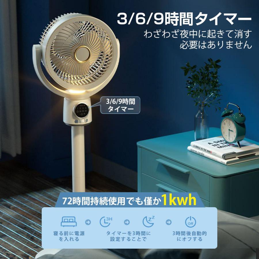 2025夏の新作 扇風機 サーキュレーター 3D首振り リビングファン DC