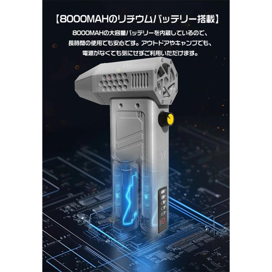 ミニジェットファン 最強 ブロアー ハイパワー電動送風機 洗車 強力