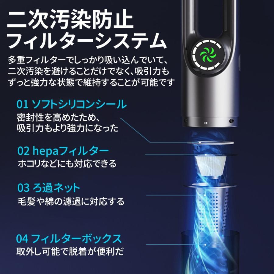 2025 掃除機 45000Pa強力吸引 ハンディ掃除機 コードレス 2way 充電式