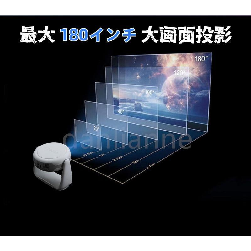 プロジェクター 小型 家庭用 高輝度 4K対応 電池内蔵 Bluetooth5.2