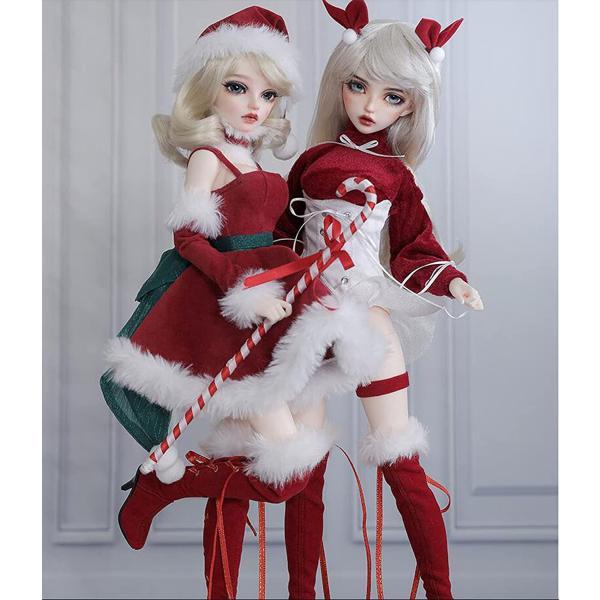 46cmBJD人形1 / 4SD人形球体関節人形100％手作り化粧服靴ウィッグ新年