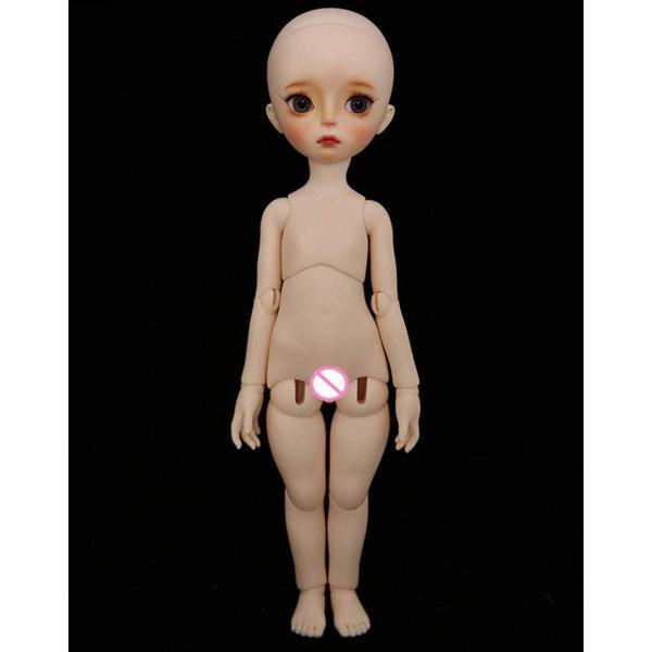 BJD人形、1/6 SD人形12インチ15ボールジョイント人形、フル服靴かつら顔メイク、ため_5