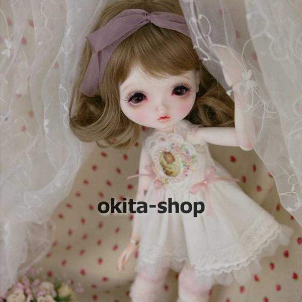bjd 1/4 球体関節人形 bjdドール 人形 ドール dolls 人形ベッド+ドールボディ可動ボディ ドール本体 日焼肌色ヌード人形 顔メイクあり_2