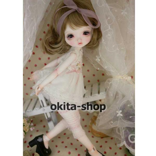 bjd 1/4 球体関節人形 bjdドール 人形 ドール dolls 人形ベッド+ドールボディ可動ボディ ドール本体 日焼肌色ヌード人形 顔メイクあり_4