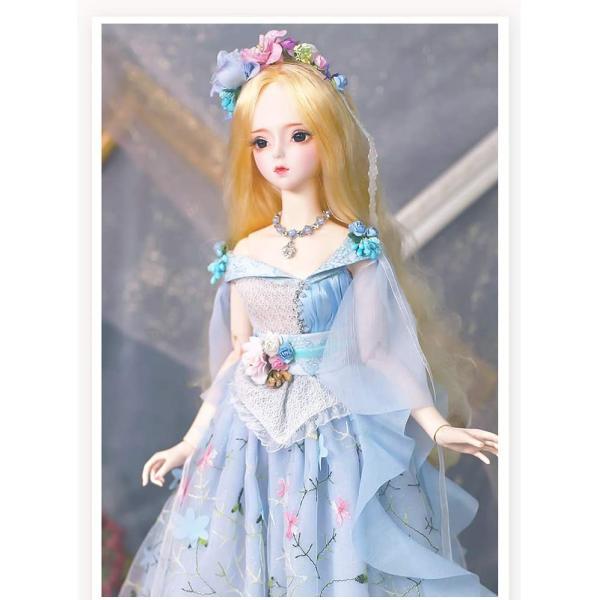 62CM 24.4インチ 球体関節人形、 1/3 SD服靴かつら顔メイク子供創造的なファッション人形男子とため_4