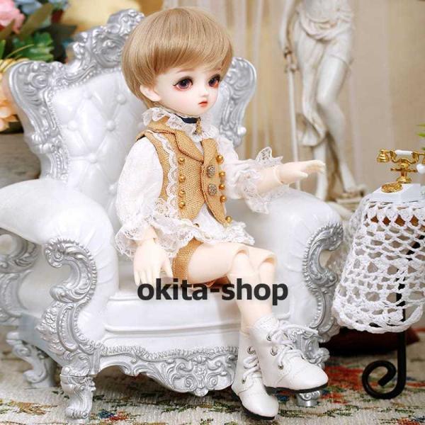 bjd 1/6 球体関節人形 bjdドール 人形 ドール dolls 人形ベッド+ドールボディ可動ボディ ドール本体 日焼肌色ヌード人形 顔メイクあり_2