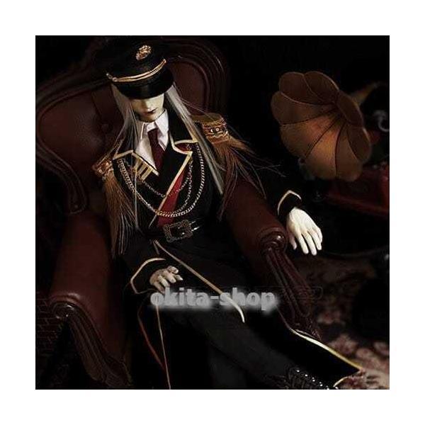 人形アクセサリー bjd 高ハイエンドカスタムメイド 70 cm 72 cm 1/3 1/4 1/6 男性少年 bjd 軍事制服衣装スーツクール忠実な_2
