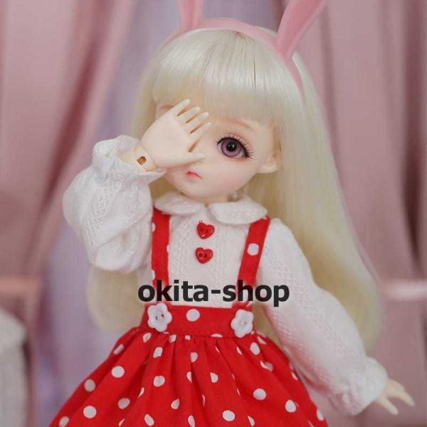 BJD1/6ドールフルセット♡本体 30cm 球体関節人形 眼球 洋服 メイク済
