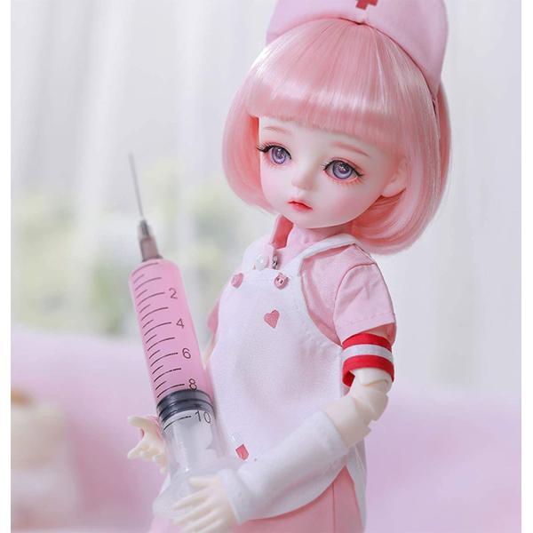 BJD人形、1 / 6SD人形10インチ15球体関節人形フル服靴ウィッグ顔メイク_3