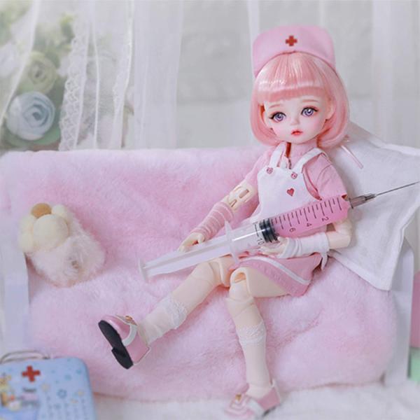 BJD人形、1 / 6SD人形10インチ15球体関節人形フル服靴ウィッグ顔メイク_4