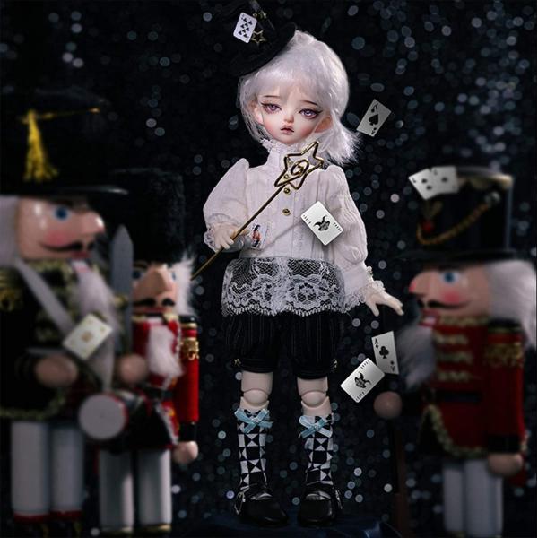BJD人形1 / 6SDファッション人形10インチ15球体関節人形フル服靴ウィッグ顔メイク-Weiya_2