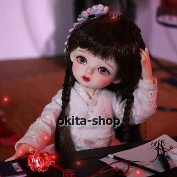 bjd 1/6 球体関節人形 bjdドール 人形 ドール dolls 人形ベッド+ドールボディ可動ボディ ドール本体 美白肌色ヌード人形 顔メイクあり_2