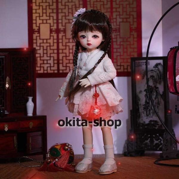 bjd 1/6 球体関節人形 bjdドール 人形 ドール dolls 人形ベッド+ドールボディ可動ボディ ドール本体 美白肌色ヌード人形 顔メイクあり_4