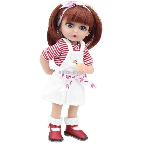 、25Cmミニスウィートガール人形幼児赤ちゃん人形フルハンドメイドフルビニール赤ちゃんおもちゃベストガールズギフトDiy Bjd人形1214（色：女の子）_2