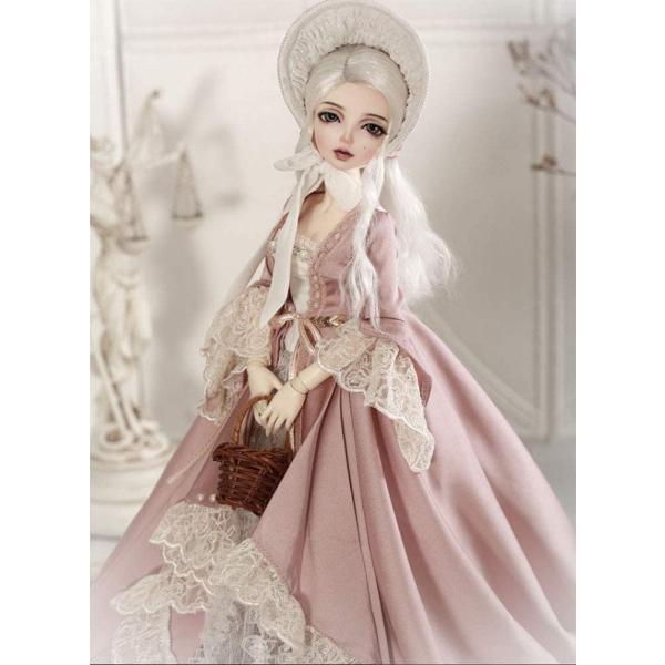 1/4 オリジナルデザイン16インチプリンセス人形、15関節BJD人形、フル服靴かつら顔メイク、ため、ためアニメ_3
