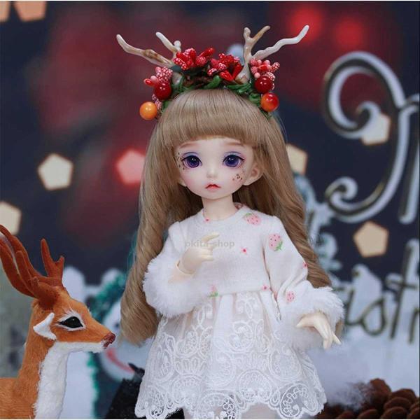 BJD人形1 / 6SDスマート人形15インチ18球体関節人形DIYおもちゃ、の服靴ウィッグメイク、女の子への最高の贈り物，ノーマル skin，茶色の眼球s_4
