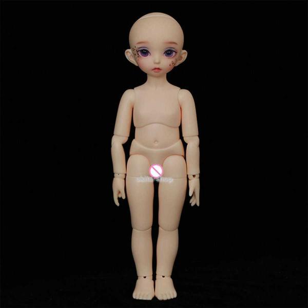 BJD人形1 / 6SDスマート人形15インチ18球体関節人形DIYおもちゃ、の服靴ウィッグメイク、女の子への最高の贈り物，ノーマル skin，茶色の眼球s_5