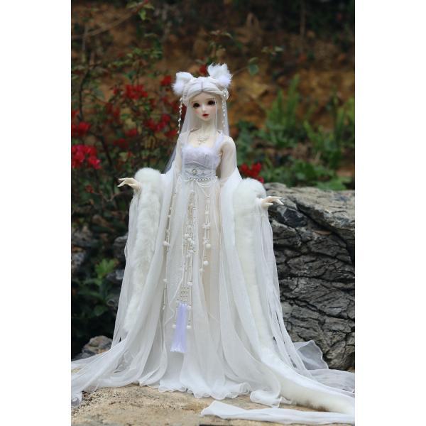 女の子のための妖精の衣装セット，古い漢服の衣装，スケール1/4，bjd/sd msd sd13，人形のアクセサリーc1087，1/3_2