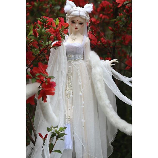 女の子のための妖精の衣装セット，古い漢服の衣装，スケール1/4，bjd/sd msd sd13，人形のアクセサリーc1087，1/3_5