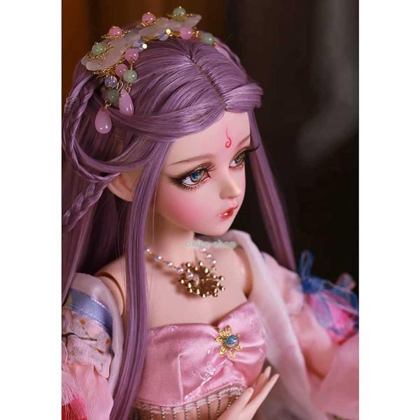 球体関節人形 1/3 BJD ドール本体 中国風 BJDドール 漢服セット ギフト 塗装済み可動フィギュア 18球形ジョイント人形 女の子への最高のプレゼント_3
