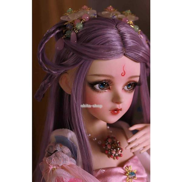 球体関節人形 1/3 BJD ドール本体 中国風 BJDドール 漢服セット ギフト 塗装済み可動フィギュア 18球形ジョイント人形 女の子への最高のプレゼント_4