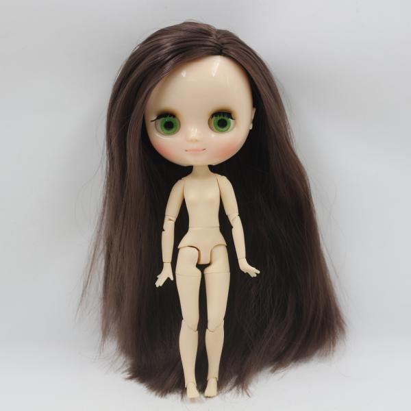 ミディ・アイシー人形シリーズ，茶色の髪，フリンジなし，1/8 bjd（ヌード人形_3