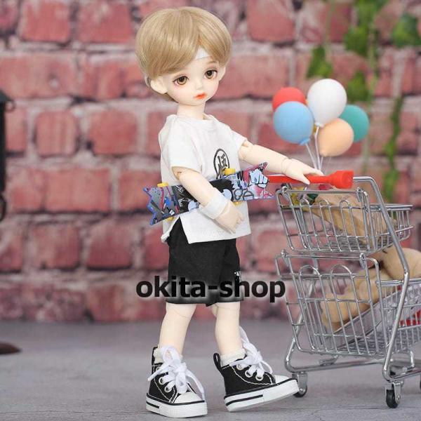 BJDドール 球体関節人形 1／6 人形本体 ヘッド+ボディ+眼球+服装+ウィッグ＋メイク フルセット in NS 顔メイクあり_2