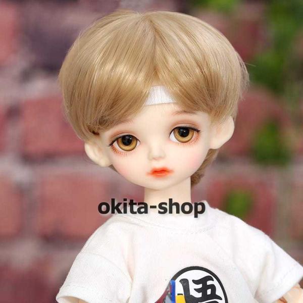 BJDドール 球体関節人形 1／6 人形本体 ヘッド+ボディ+眼球+服装+ウィッグ＋メイク フルセット in NS 顔メイクあり_4