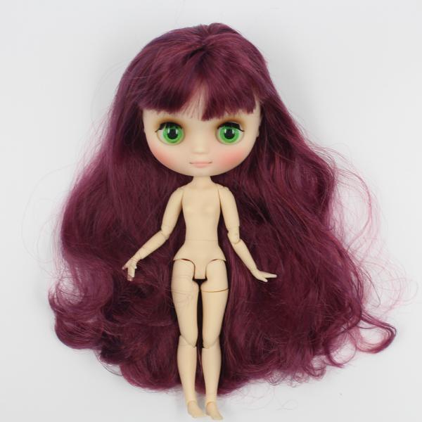 middieアイシー人形シリーズNo.12532/135 紫髪マット面 1/8 bjd（ヌード人形_1