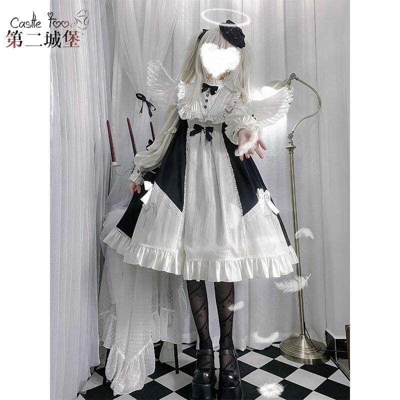 現品-第二の城オリジナルロリータポンチョワンピース騎士パンツ王子系