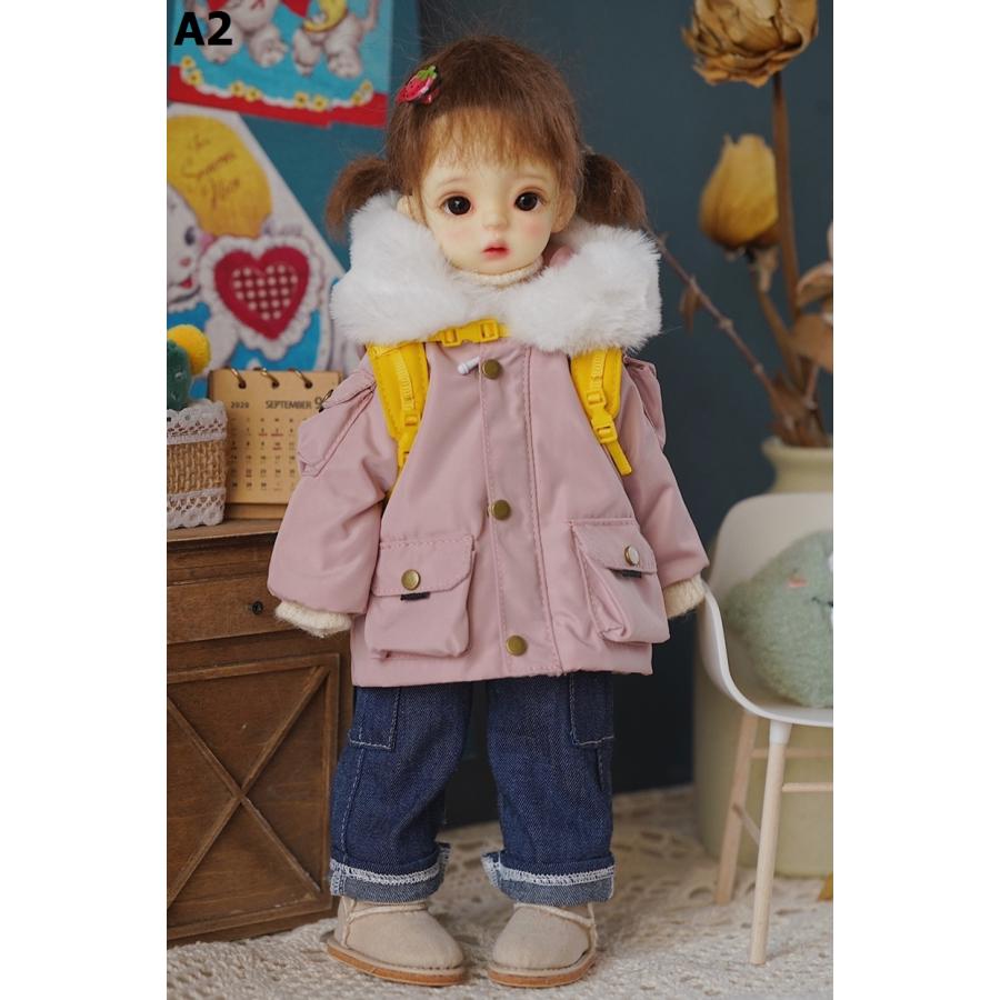 bjd 6分1/6ドールパーカーダウンジャケット冬コート上着 forksy 