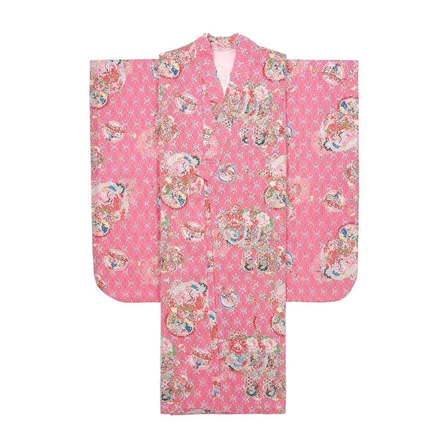 2021年浜崎あゆみ公演衣装芸妓ピンクツルレース柄改良花魁振袖