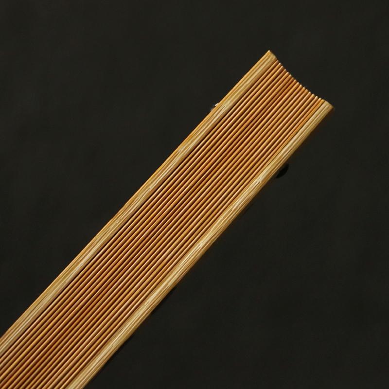 浙派精工作り天然老雲湘妃竹扇文玩竹折扇骨 