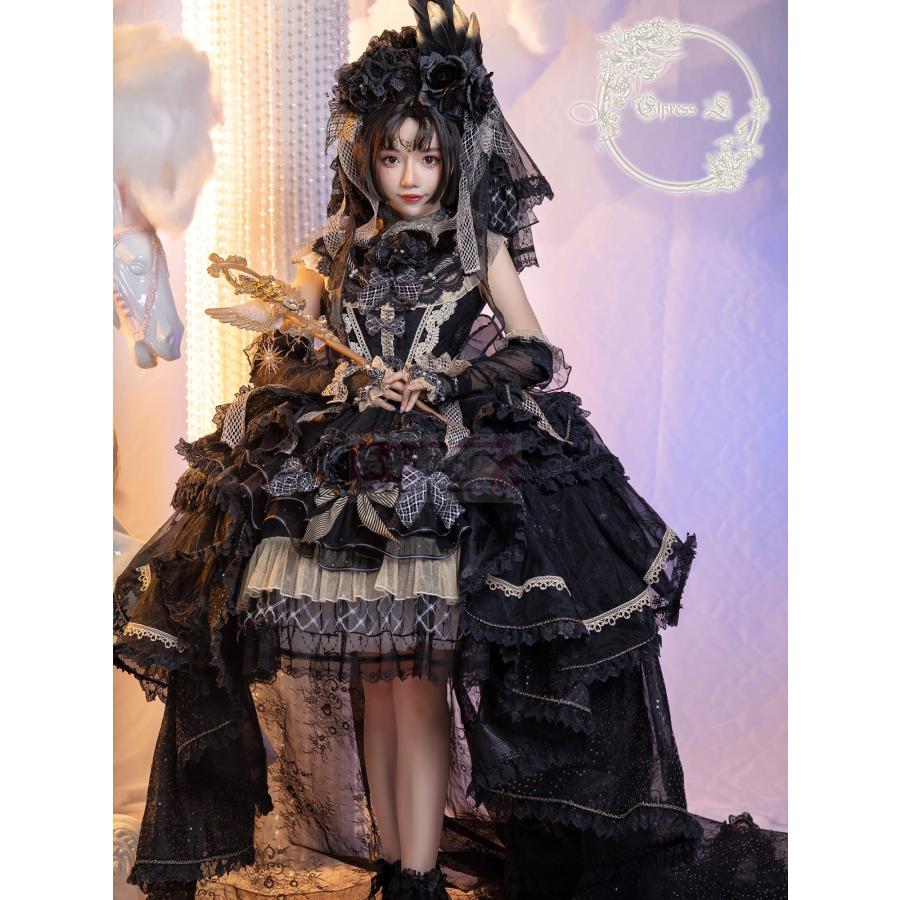 Yurisaコラボモデル〜雪国の薔薇姫〜LolitaタンクトップスカートJSK