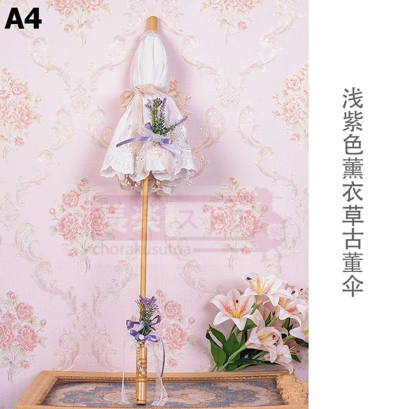 cla鈴蘭]六芒星オリジナルlolita手づくりvintageレトロlo長柄レース