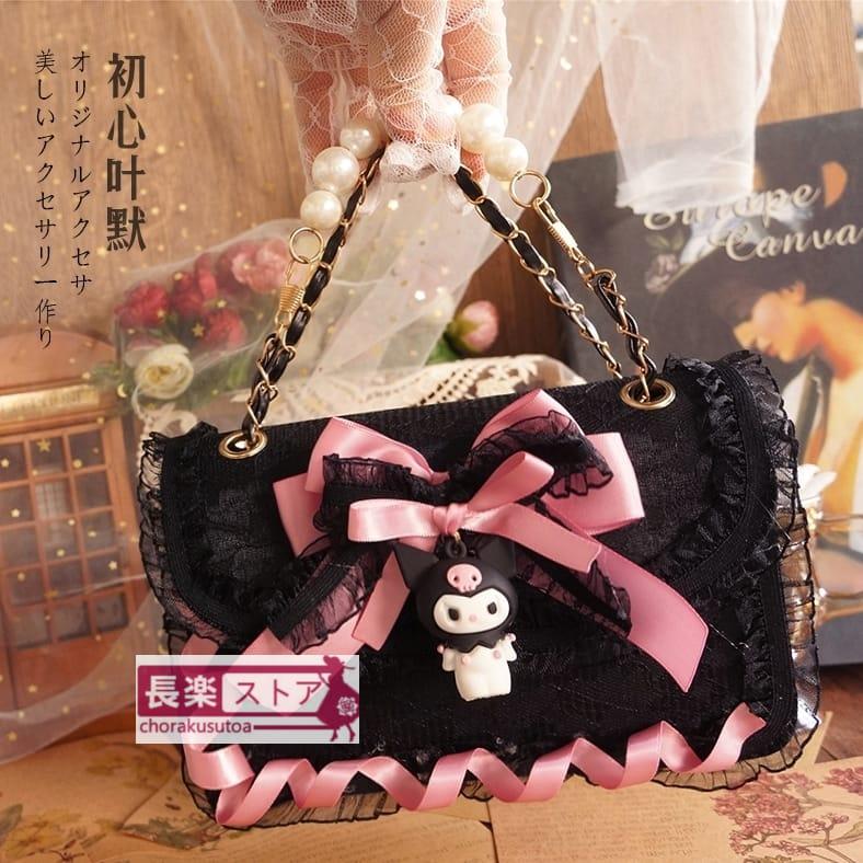 手作りロリータ少女日系ソフトガールJK制服バッグクロミ大耳ドッグ