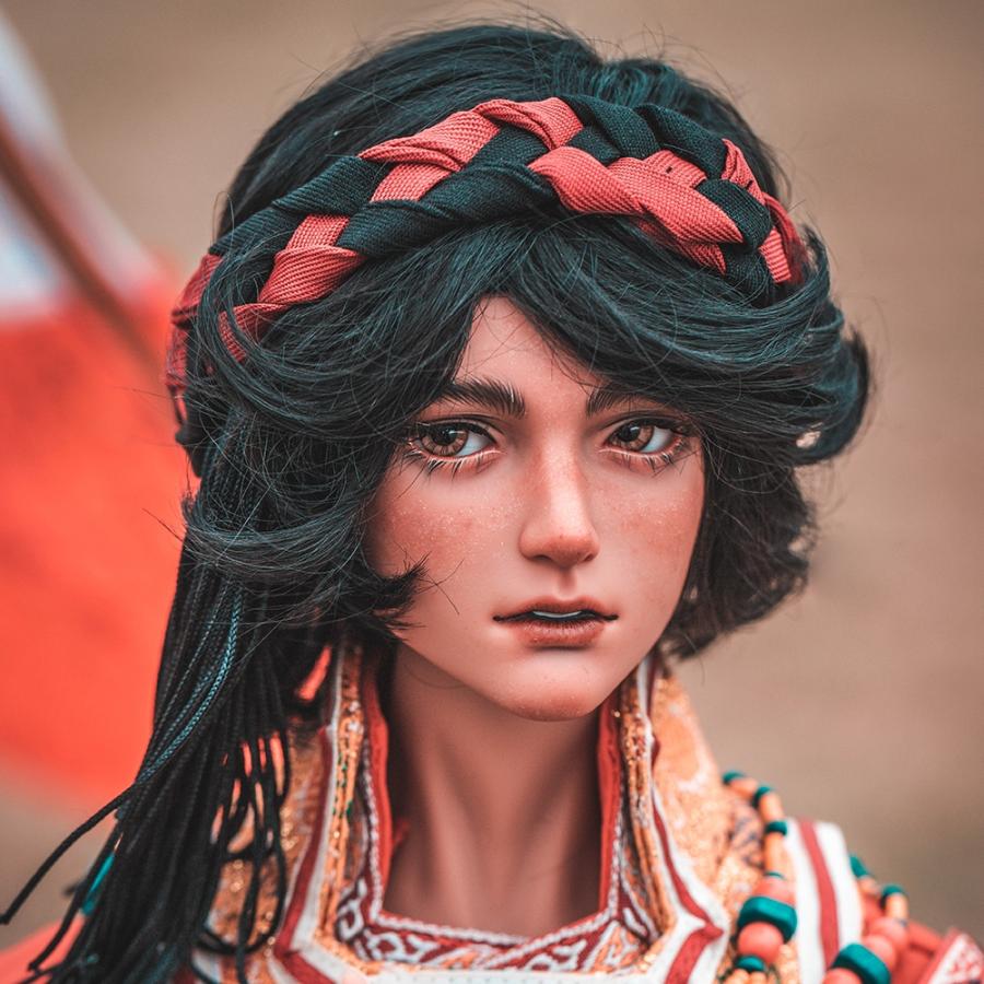 現品Ringdoll戒の人形欧珠チベット族の若者民族華夏シリーズBJD人形SD 