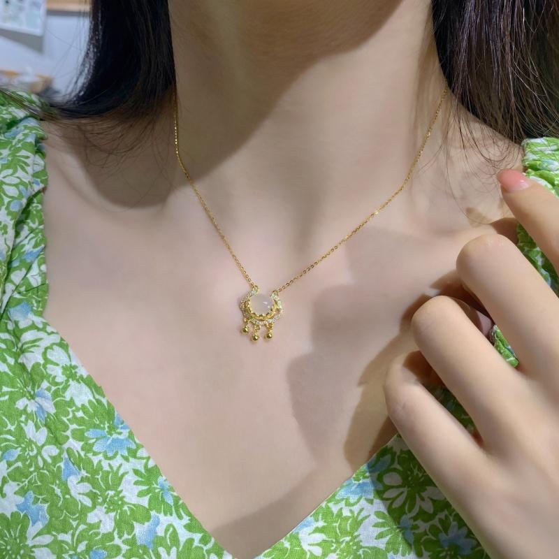 げロッカークリアランス漏れ対外貿易輸出18 K祥雲平安鎖ネックレスoutlets女性アクセサリー_3