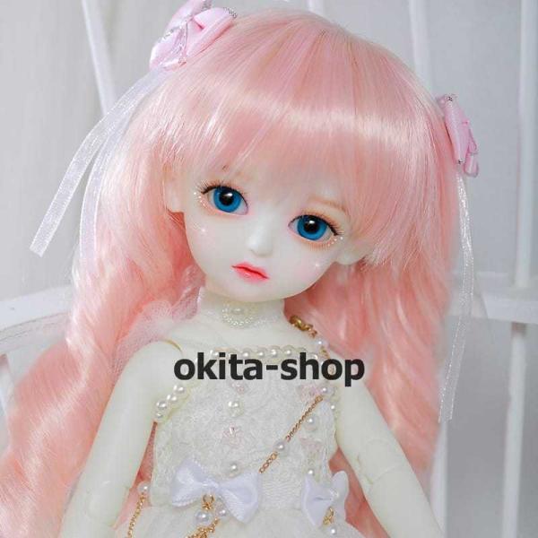 bjd 1/6 球体関節人形 bjdドール 人形 ドール dolls 人形ベッド+ドールボディ可動ボディ ドール本体 美白肌色ヌード人形 顔メイクあり_1