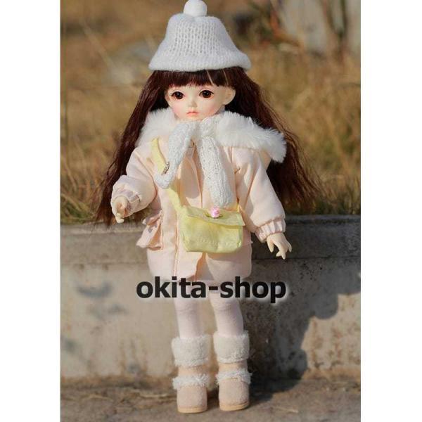 bjd 1/6 球体関節人形 bjdドール 人形 ドール dolls 人形ベッド+ドールボディ可動ボディ ドール本体 美白肌色ヌード人形 顔メイクあり_2