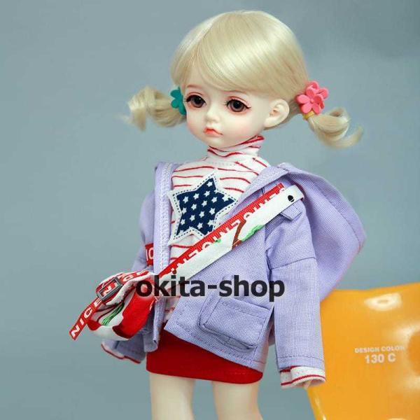 bjd 1/6 球体関節人形 bjdドール 人形 ドール dolls 人形ベッド+ドールボディ可動ボディ ドール本体 美白肌色ヌード人形 顔メイクあり_1