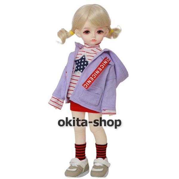 bjd 1/6 球体関節人形 bjdドール 人形 ドール dolls 人形ベッド+ドールボディ可動ボディ ドール本体 美白肌色ヌード人形 顔メイクあり_4