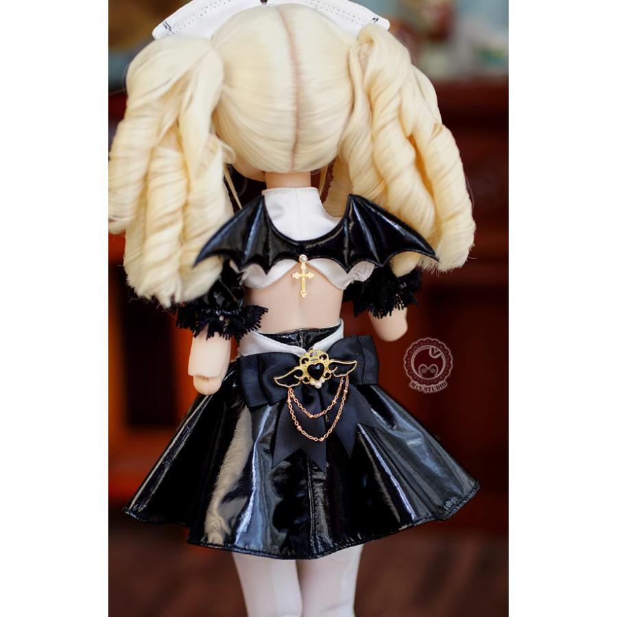 リリム 悪魔メイド服 4 分ドール衣装 BJDMDD クマ妹 MSD 用 かわいい