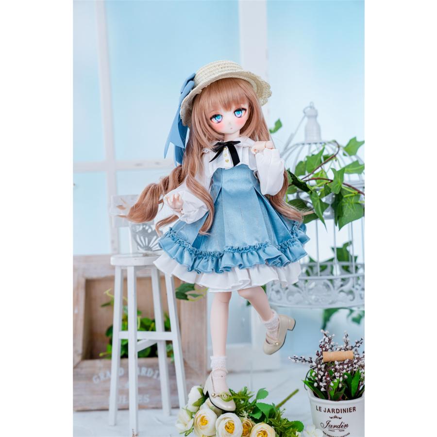 ドール用　お洋服　ドール服　白い鳥の庭1/4ドールの画像