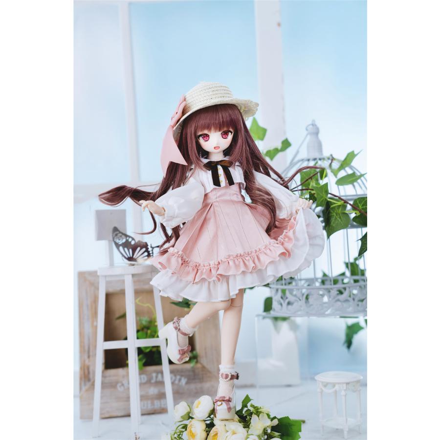 ドール用　お洋服　ドール服　白い鳥の庭1/4ドールの画像