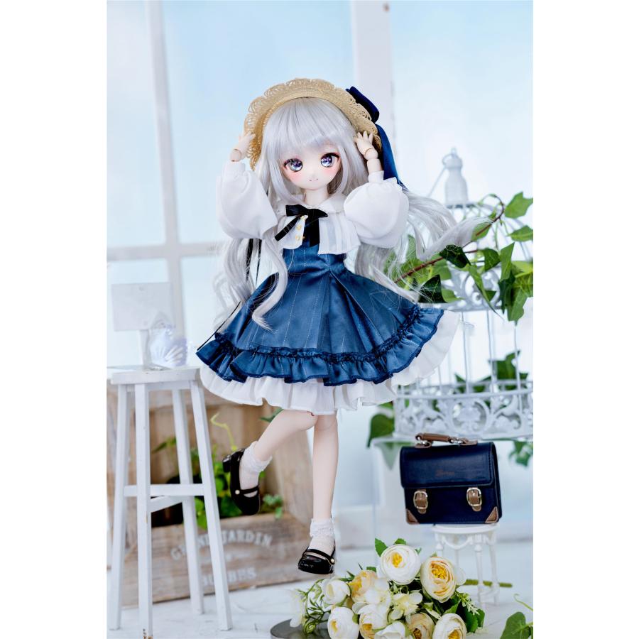 ドール用　お洋服　ドール服　白い鳥の庭1/4ドールの画像