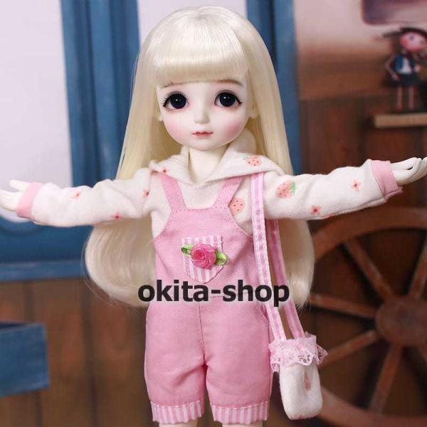 bjd 1/6 球体関節人形 bjdドール 人形 ドール dolls 人形ベッド+ドールボディ可動ボディ ドール本体 ノーマル肌色 ヌード人形 顔メイクあり_2