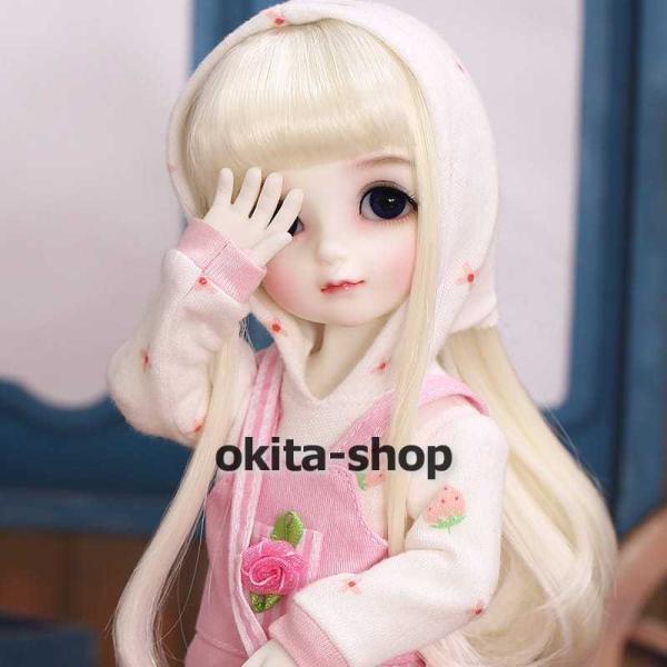 bjd 1/6 球体関節人形 bjdドール 人形 ドール dolls 人形ベッド+ドールボディ可動ボディ ドール本体 ノーマル肌色 ヌード人形 顔メイクあり_4